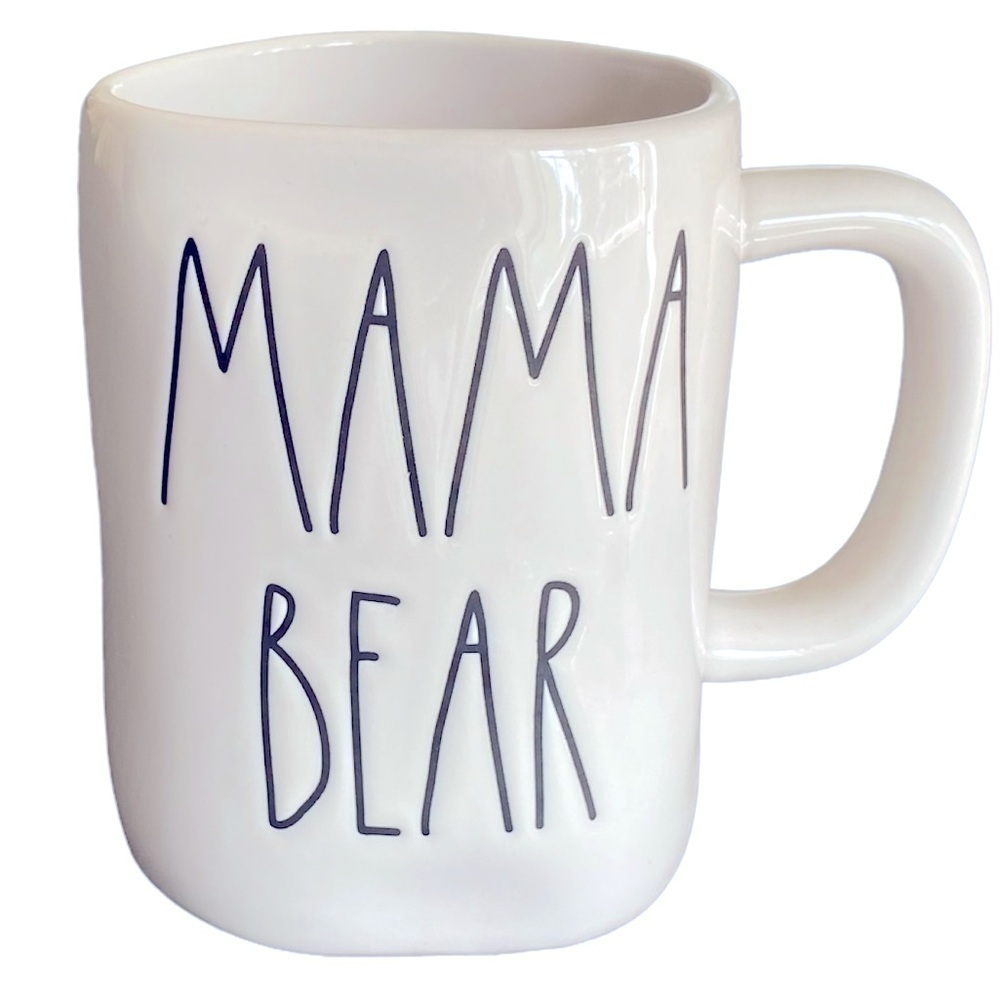 RAE DUNN Mama Bear Ceramic Mug Bisque 20oz